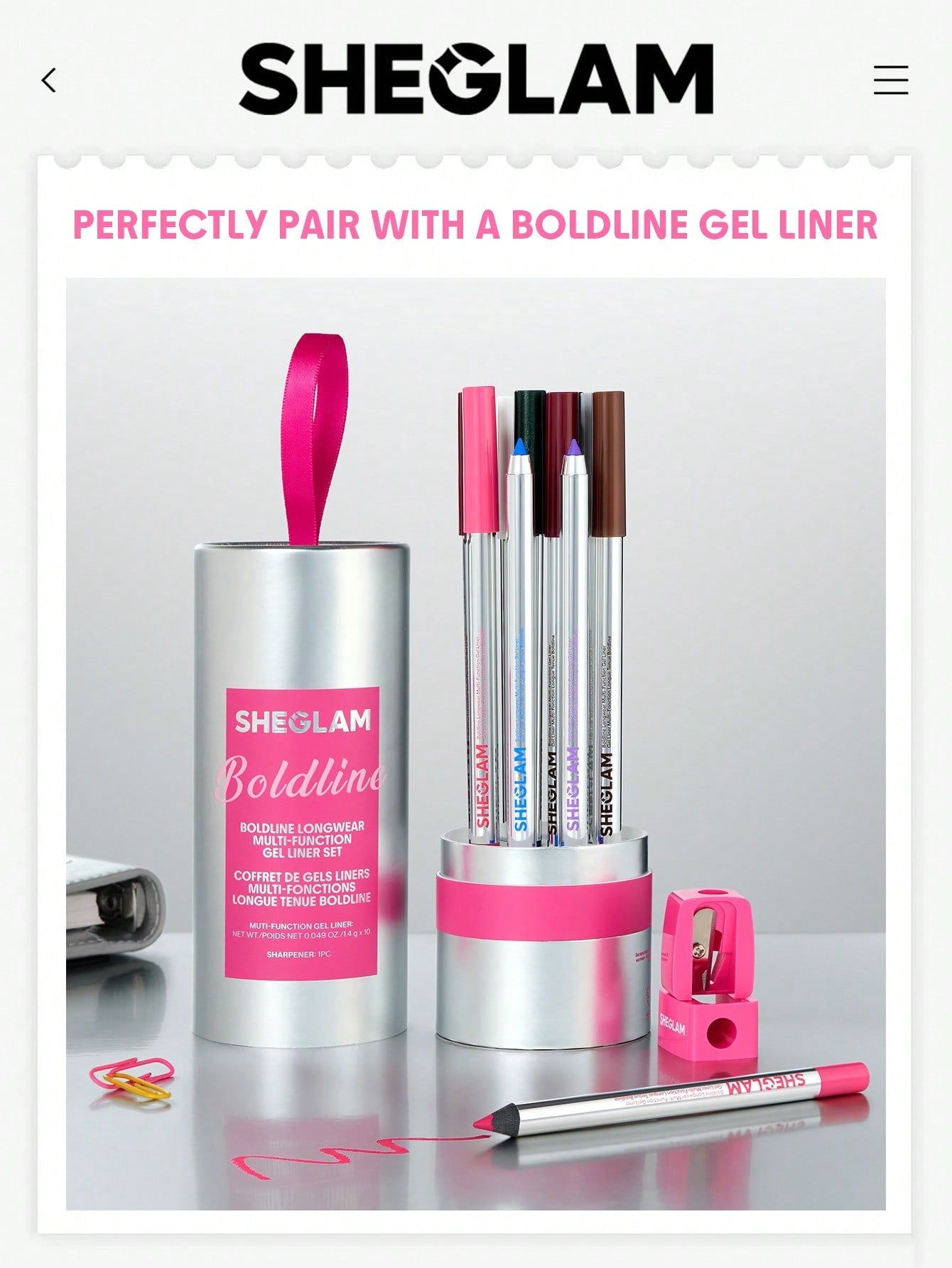 Boldline Gel Liner Sharpener by Sheglam