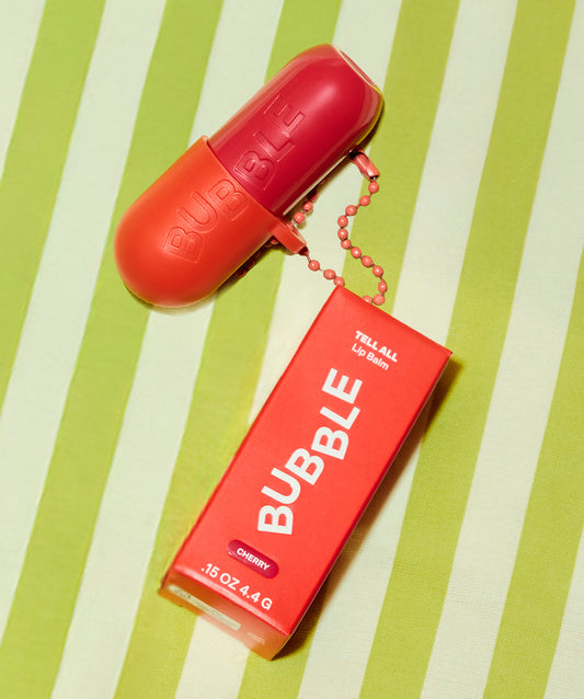 Tell All Cherry Lip Balm by Bubble Skincare