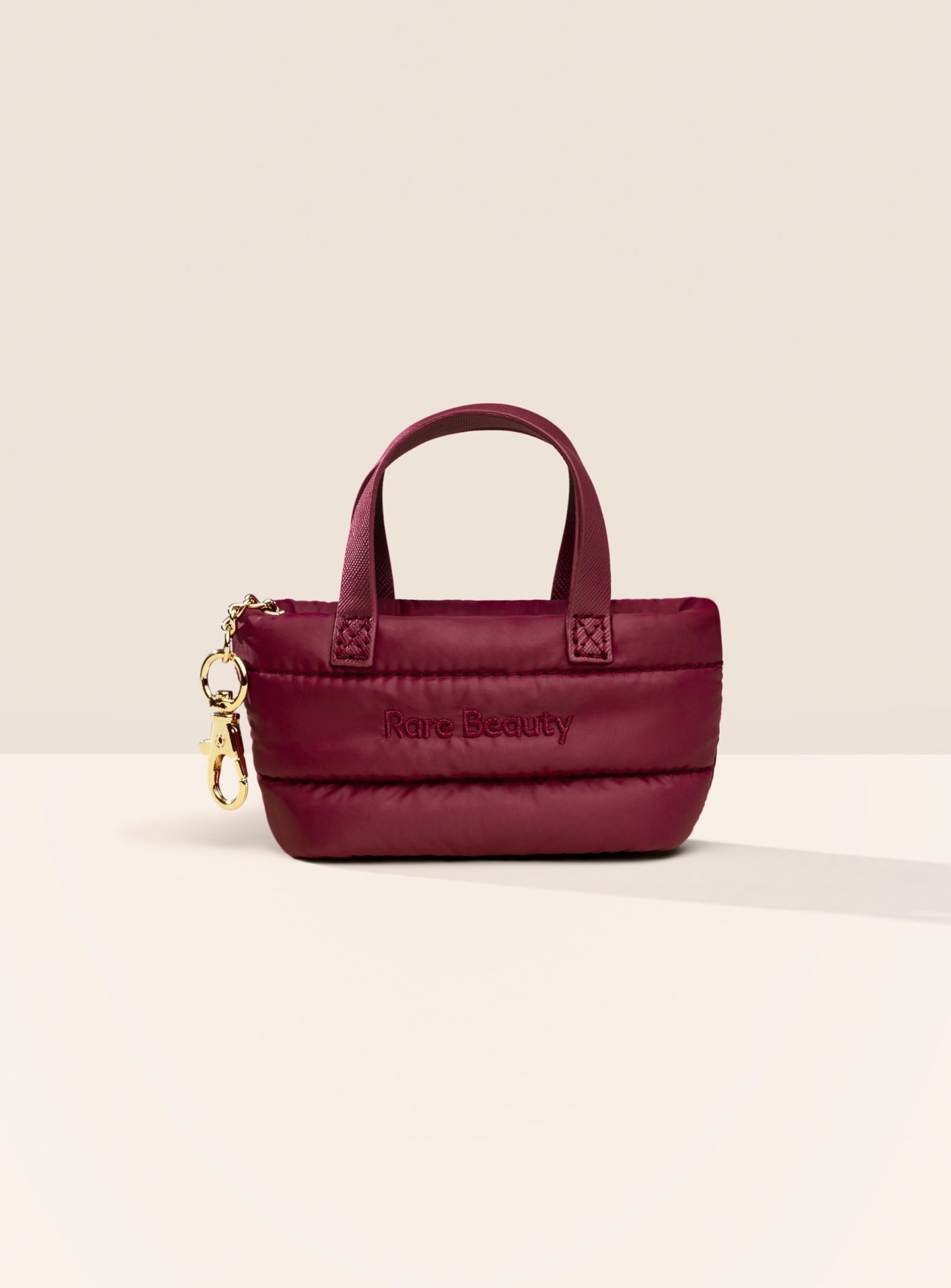 Mini Puffy Tote Keychain by Rare Beauty