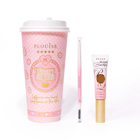 Eyebrow Gel & Eyebrow Pencil With Brush Set by P. Louise Cosmetics