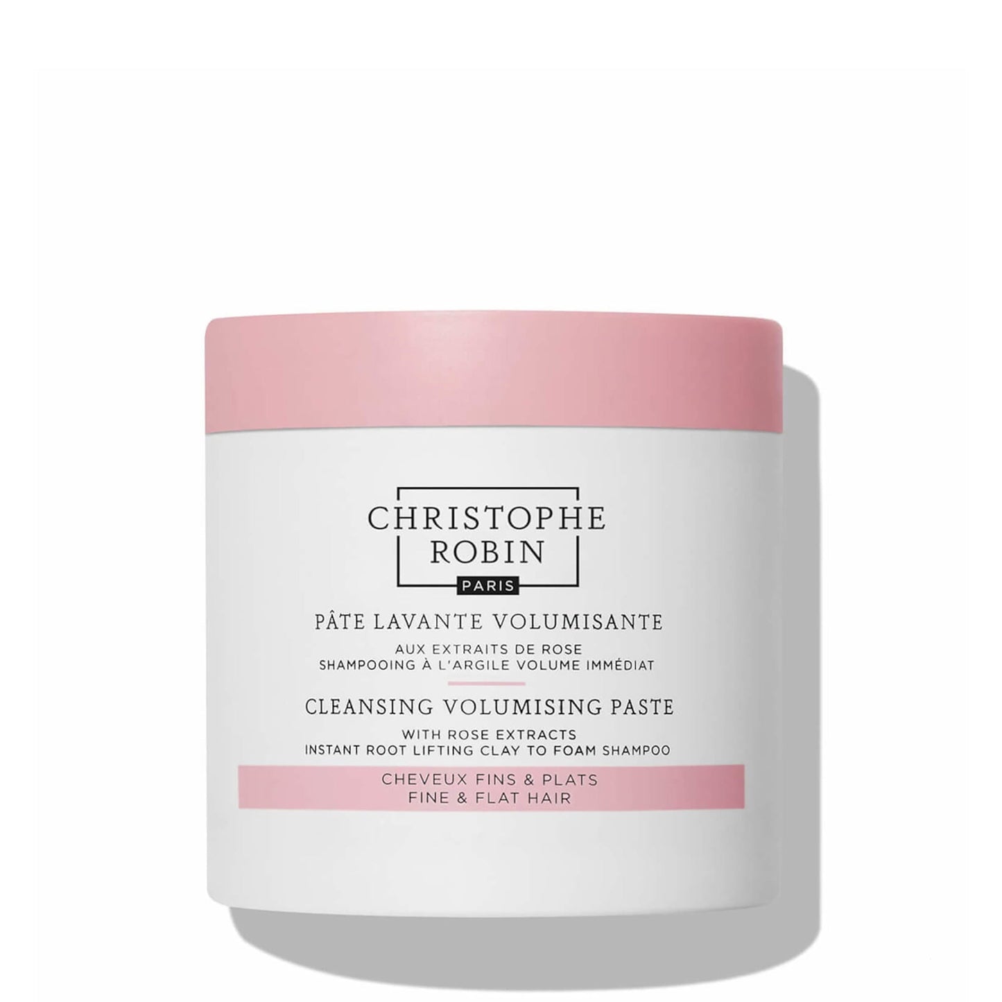 Christophe Robin Cleansing Volumising Paste with Pure Rassoul Clay and Rose 250ml