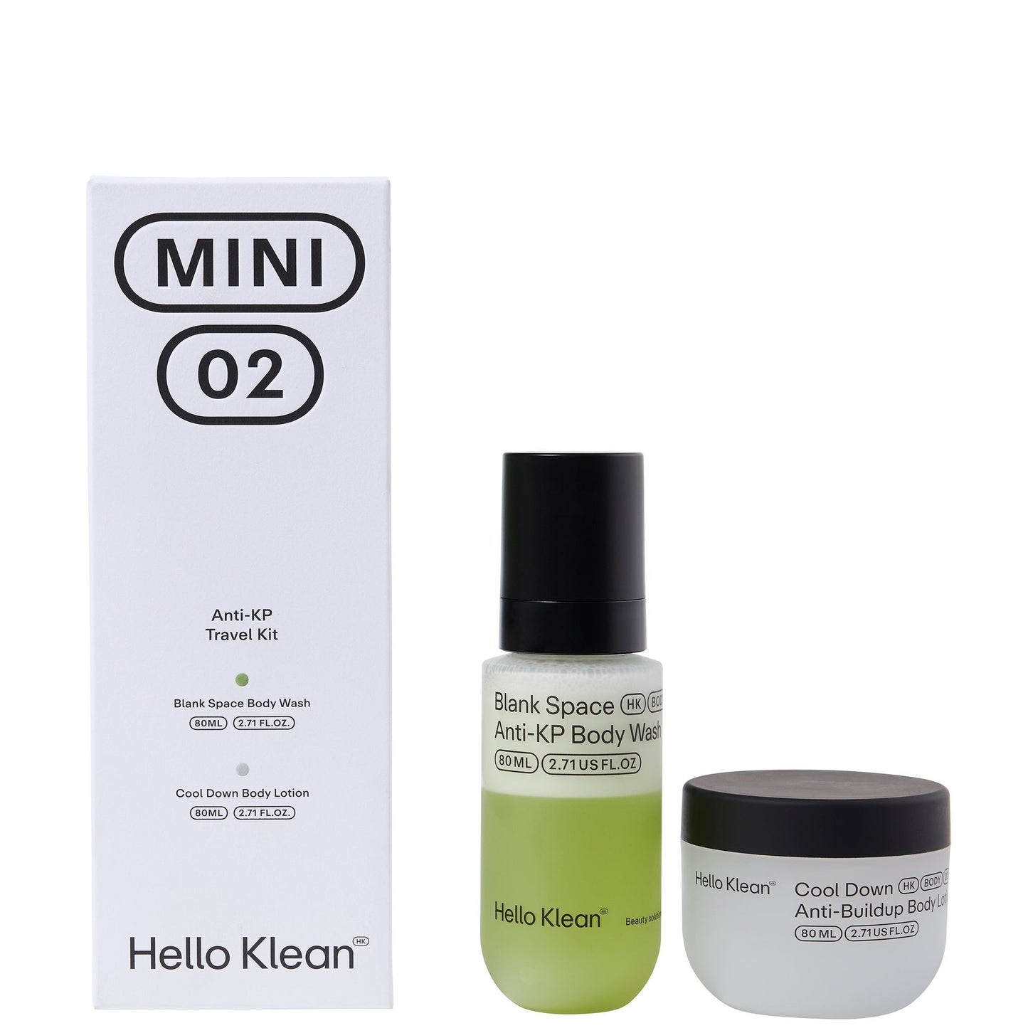 HELLO KLEAN Anti-KP Travel Kit