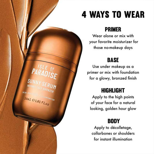 Sunny Serum Instant Face Bronzer 30ml by Isle of Paradise