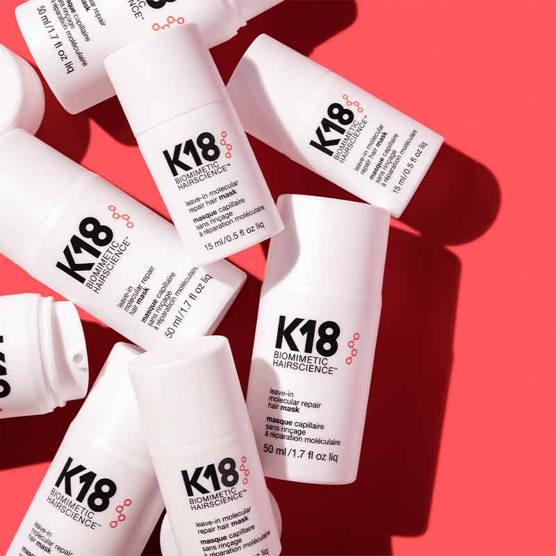 Leave-in Molecular Repair Hair Mask For Damaged Hair by K18