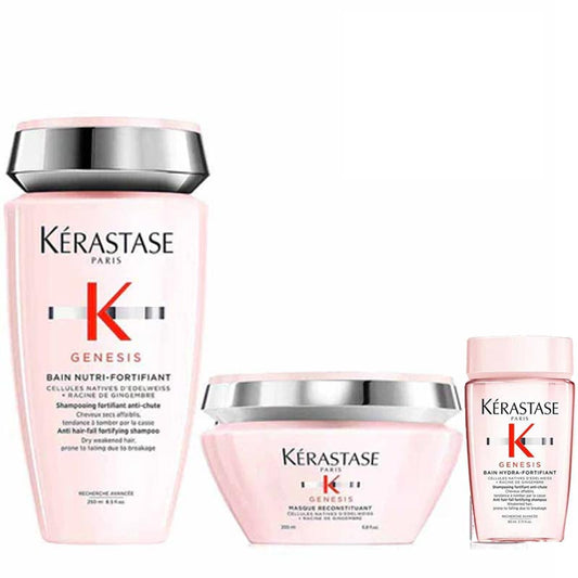 Genesis Shampoo & Mask Duo + Free Travel Shampoo by Kérastase