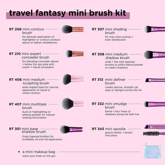 Travel Fantasy Mini Brush Kit