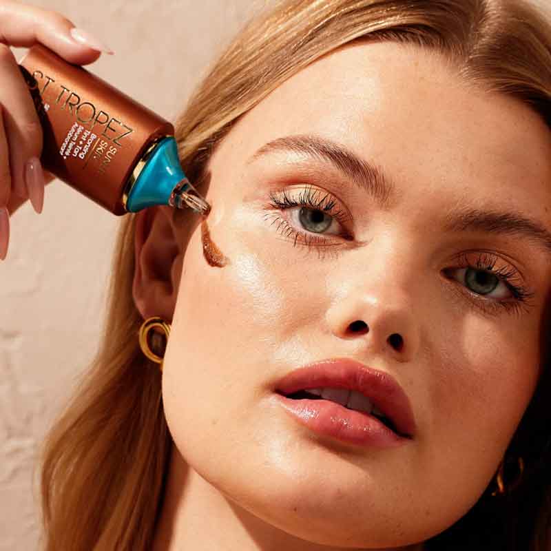 Express Sunlit Skin Face Bronzing Tint & Tan by St. Tropez