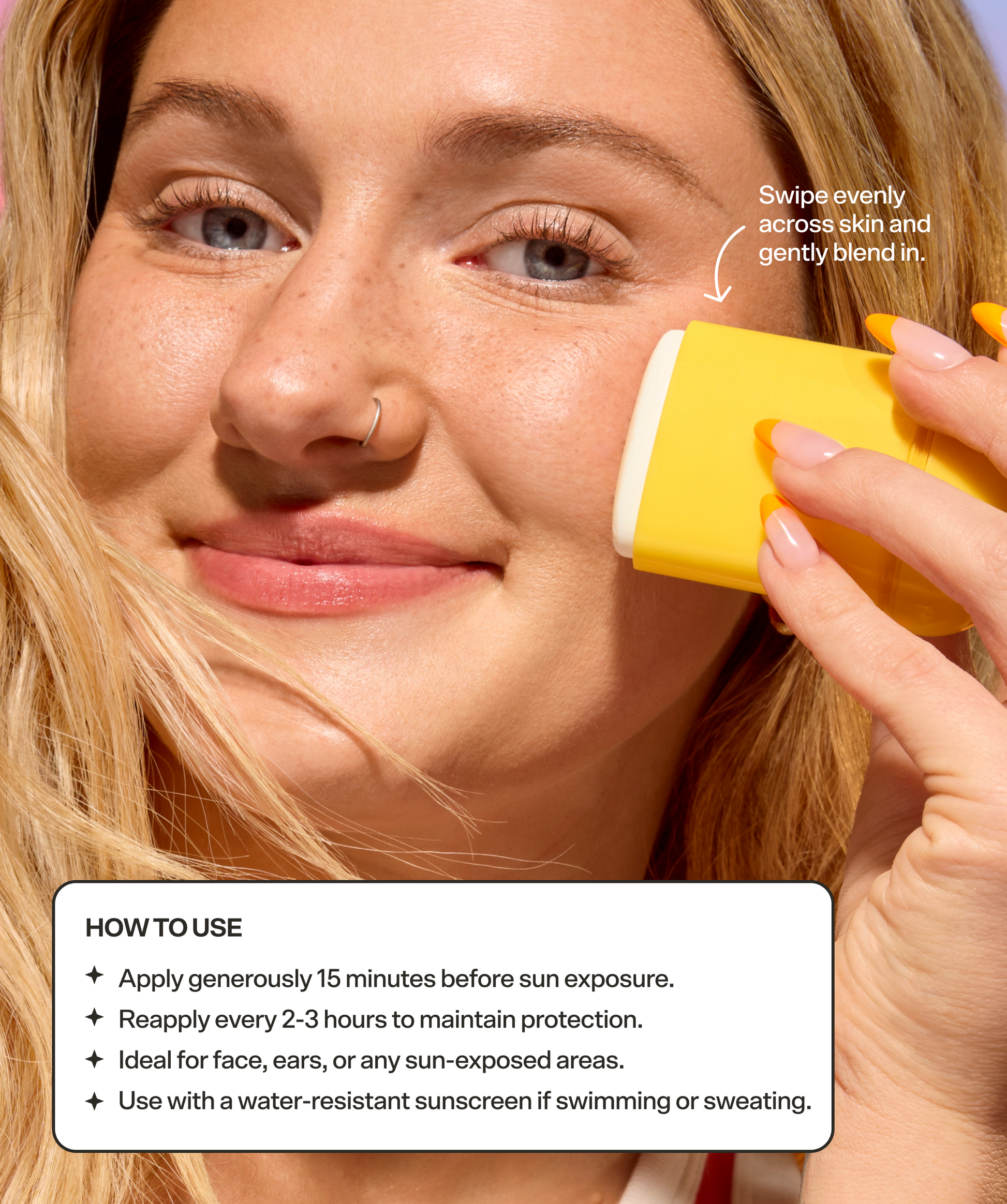 Sun Rise Mineral Sunscreen Stick SPF 40 by Bubble Skincare