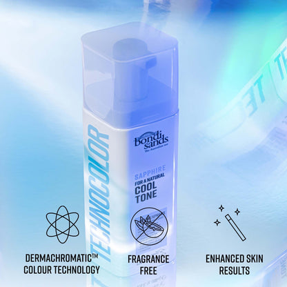 Technocolor 1 Hour Express Self Tanning Foam Sapphire 200ml