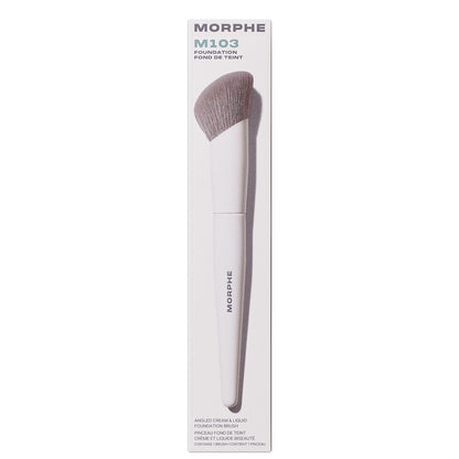 M103 Angled Cream & Liquid Foundation Brush by Morphe