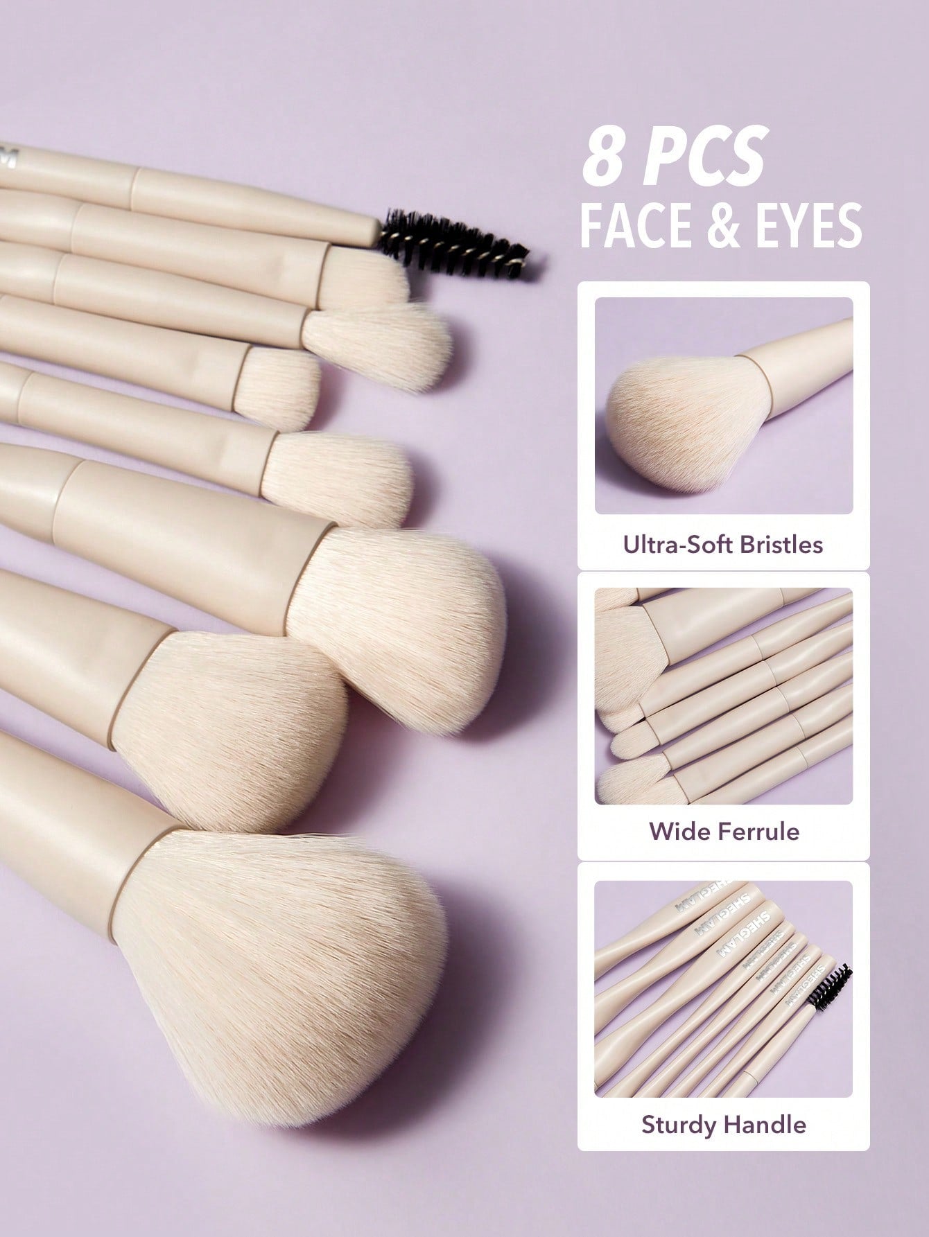 Pro Core Brush Kit 8-Piece Set by Sheglam