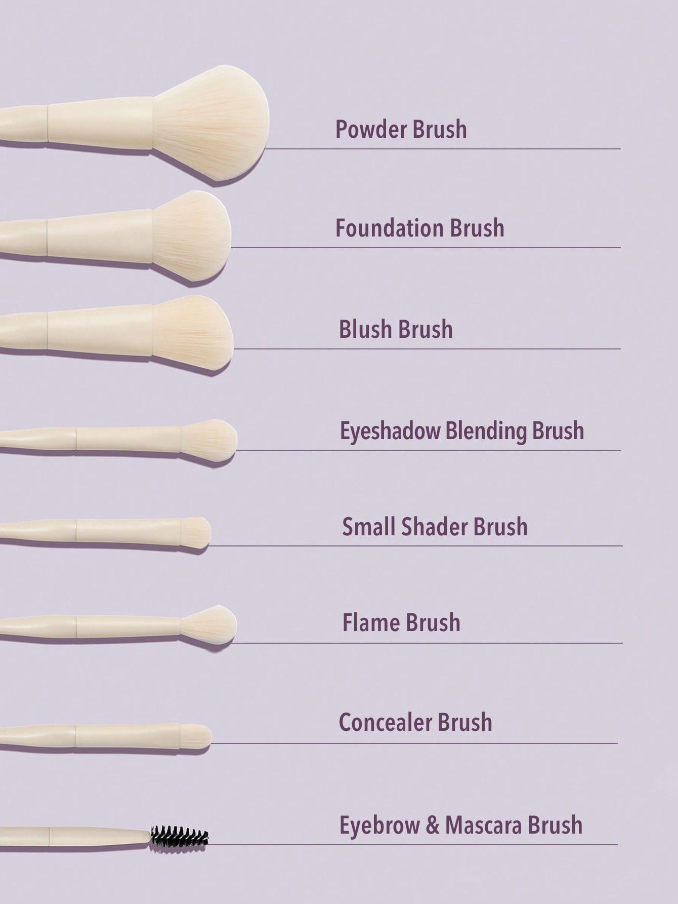 Pro Core Brush Kit 8-Piece Set by Sheglam