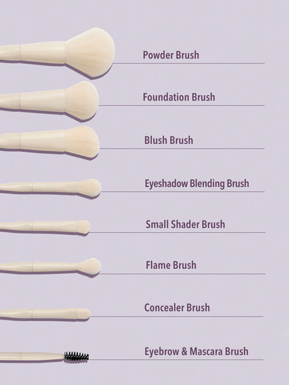 Pro Core Brush Kit 8-Piece Set by Sheglam
