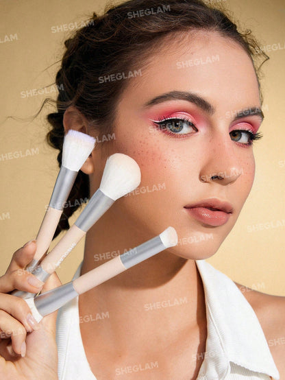 Glam 101 Face Essentials Brush Set With Bag by Sheglam