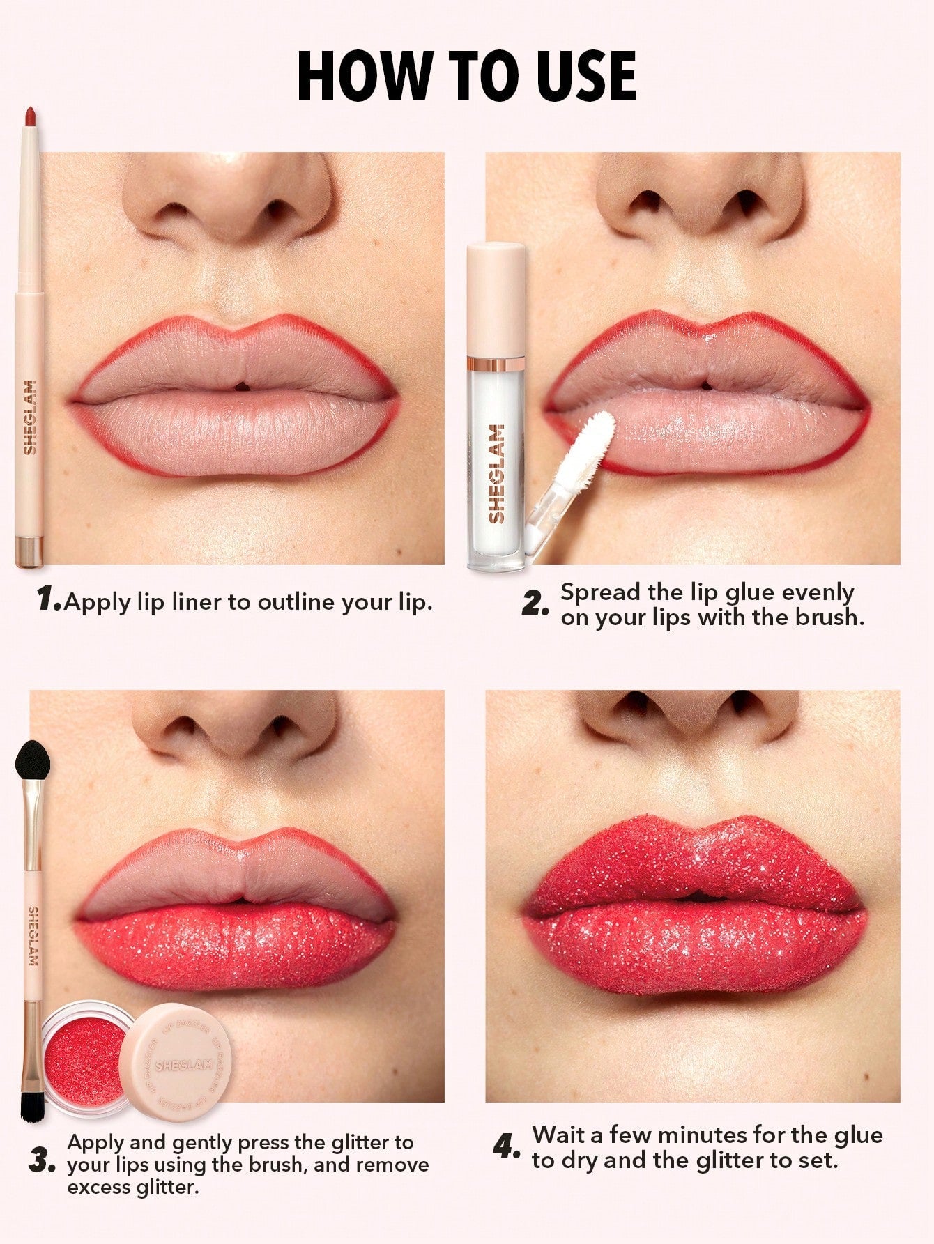 Lip Dazzler Glitter Kit by Sheglam