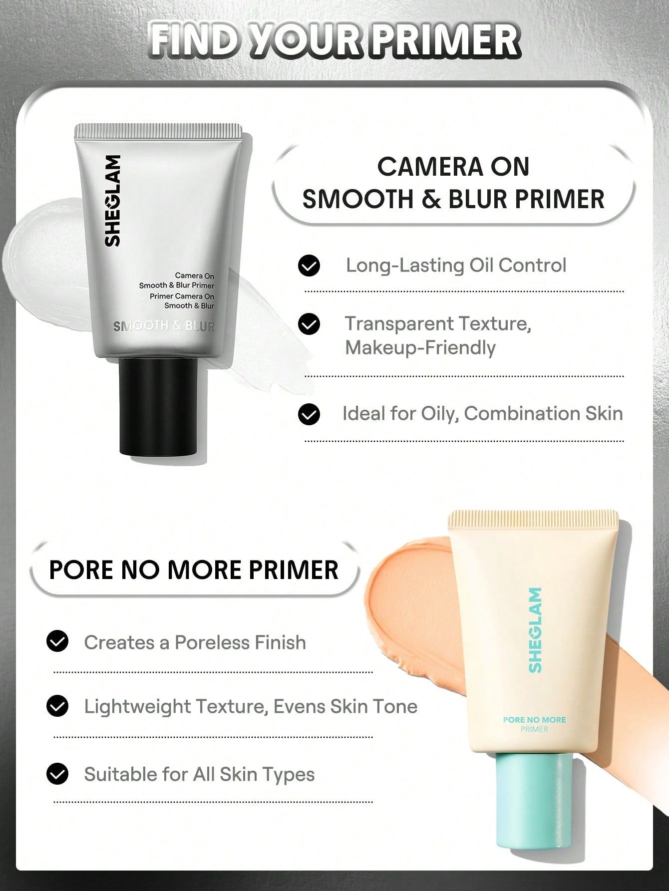 Camera On Smooth & Blur Primer by Sheglam