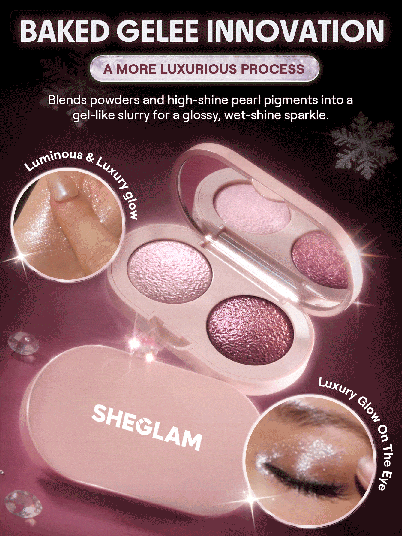 Prismalight Baked Gelee Eyeshadow Duo by Sheglam