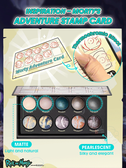 Rick and Morty X SHEGLAM The Adventures Of Morty Baked Color Palette