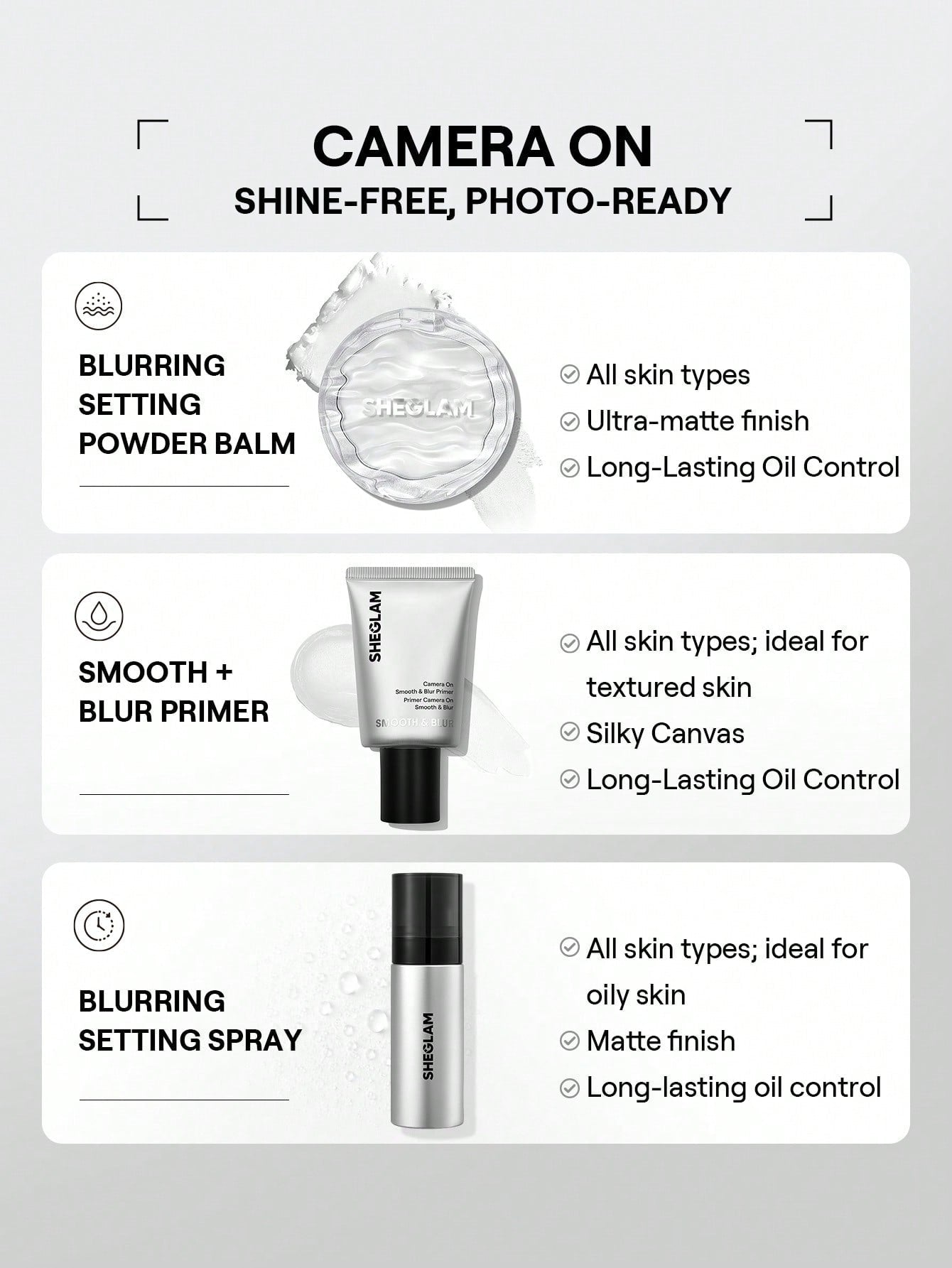 Camera On Blurring Setting Powder Balm by Sheglam
