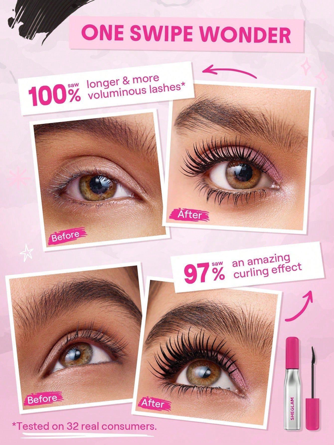 Lashlighter Up & Out Mascara by Sheglam