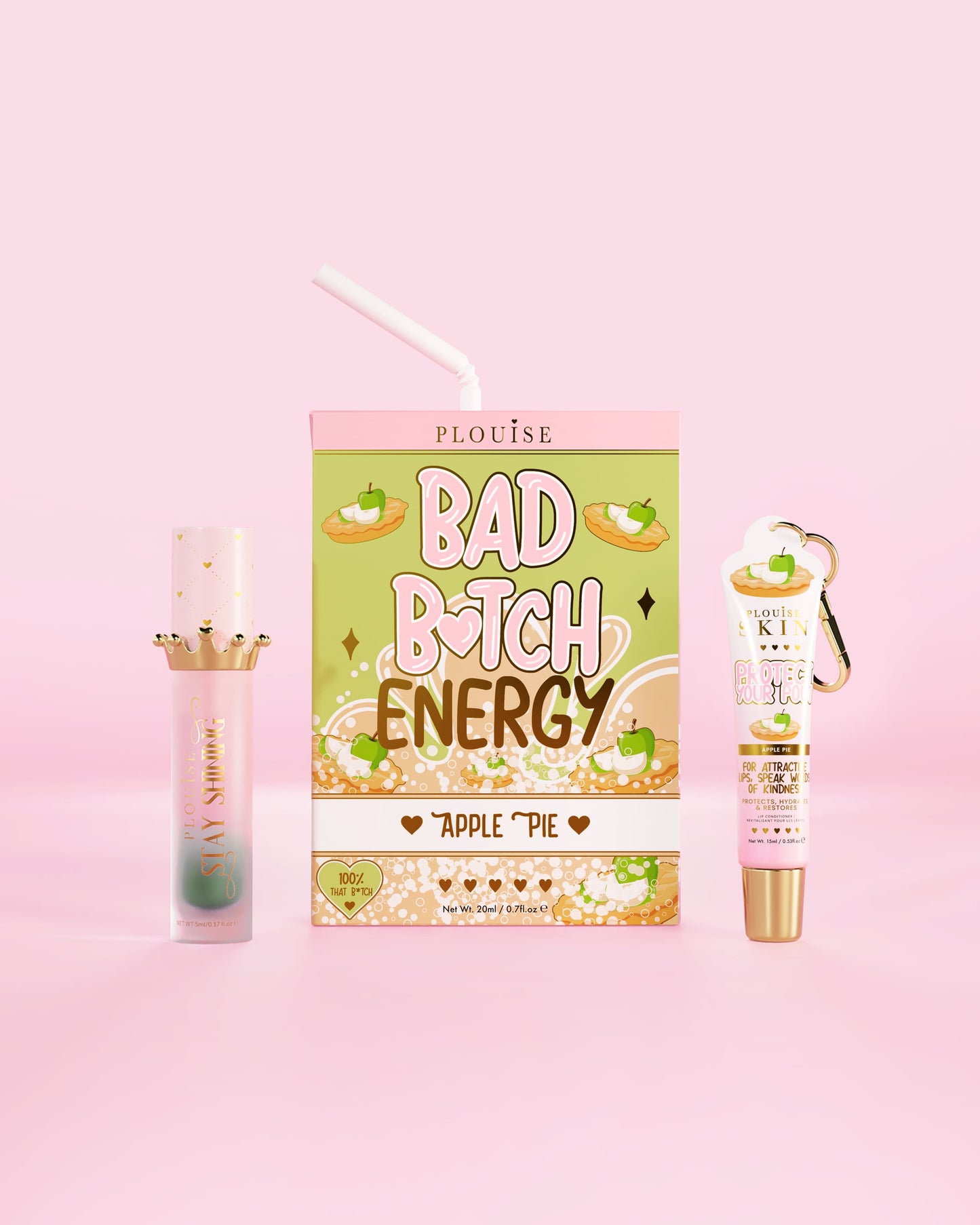 Bad Bitch Energy Lip Conditioner & Lip Oil Duo by P.Louise