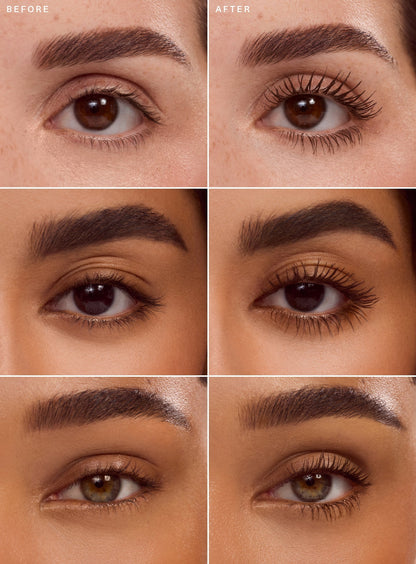 Perfect Strokes Universal Volumizing Mascara Brown by Rare Beauty