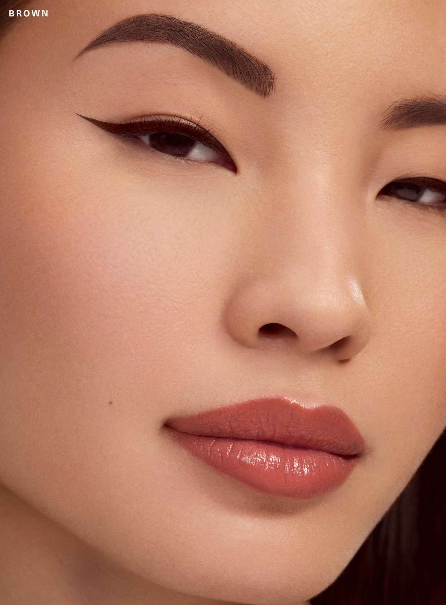 Perfect Strokes Matte Liquid Liner Brown by Rare Beauty