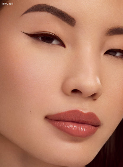 Perfect Strokes Matte Liquid Liner Brown by Rare Beauty