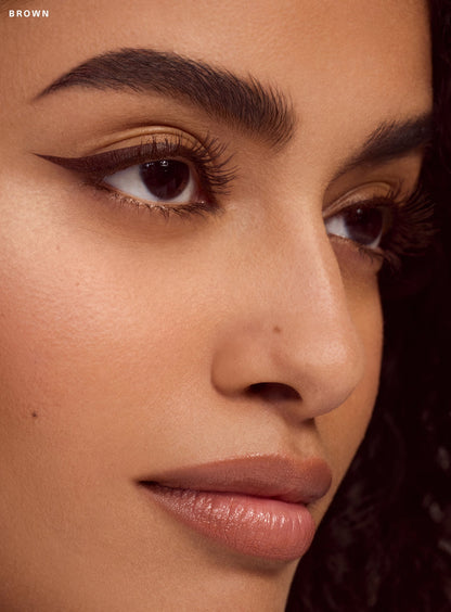 Perfect Strokes Matte Liquid Liner Brown by Rare Beauty