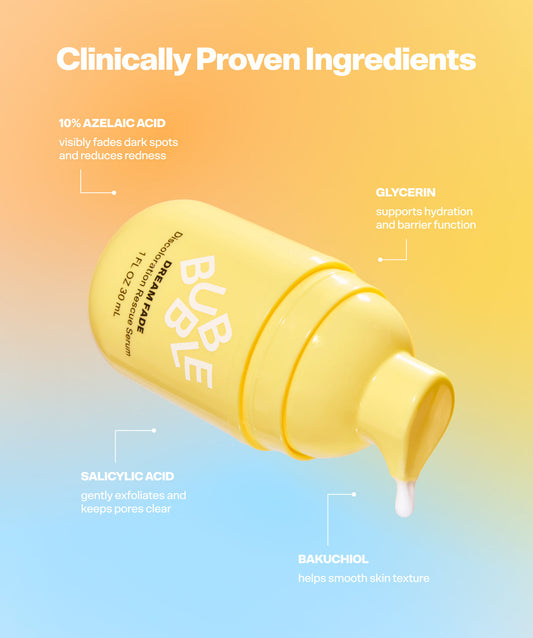 Dream Fade Azelaic Acid Serum by Bubble Skincare