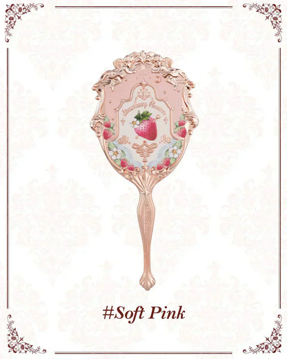 Flower Knows - Strawberry Rococo Hand Mirror
