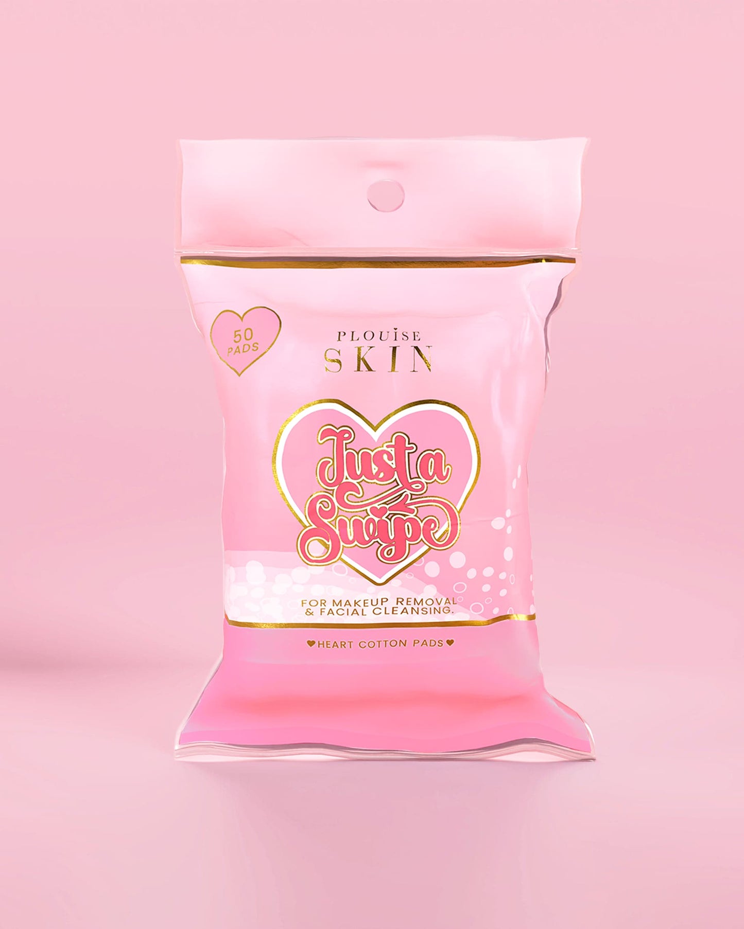 Just A Swipe Heart-Shaped Cotton Pads by P. Louise Cosmetics