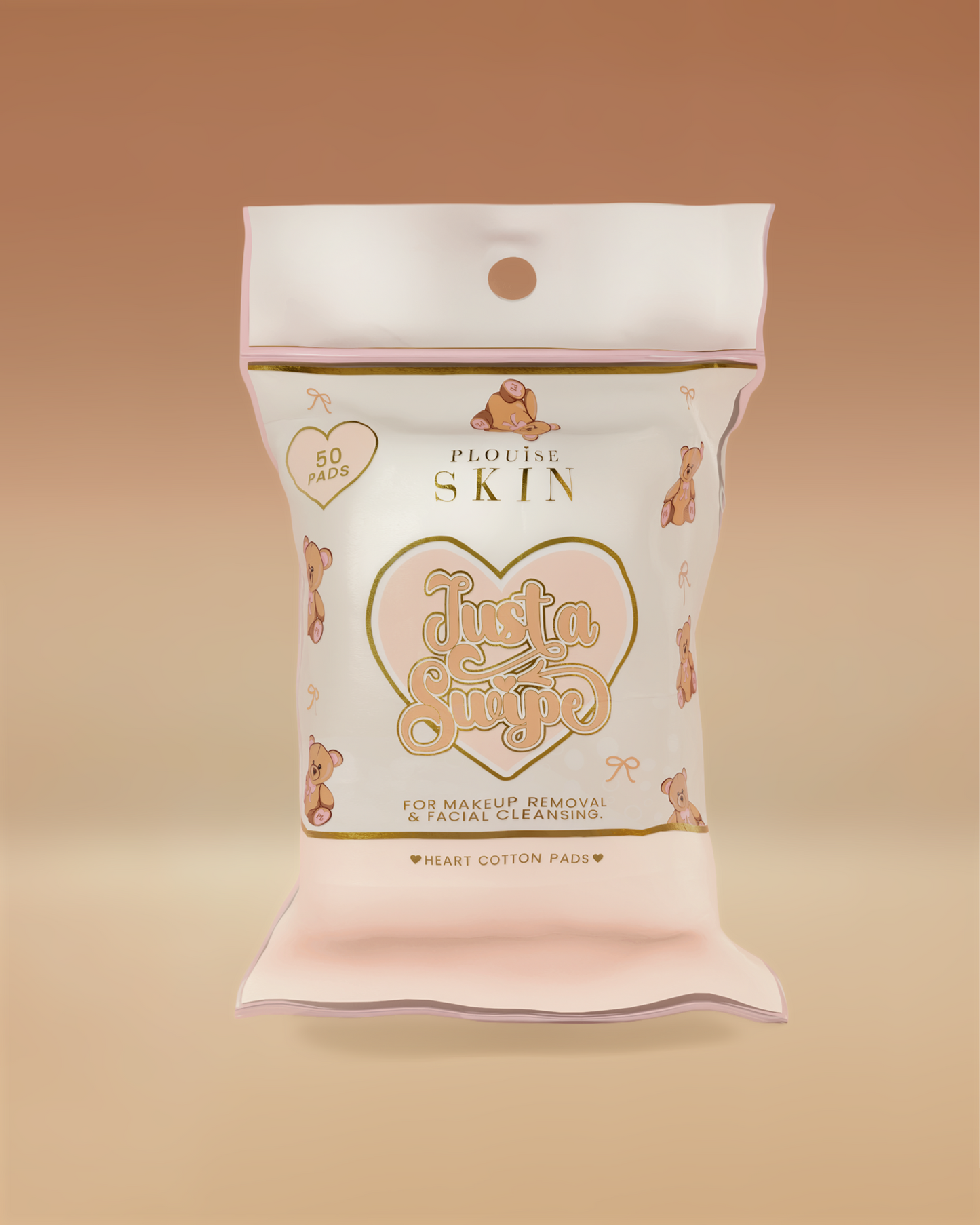 Teddy Just A Swipe Cotton Pads by P. Louise Cosmetics