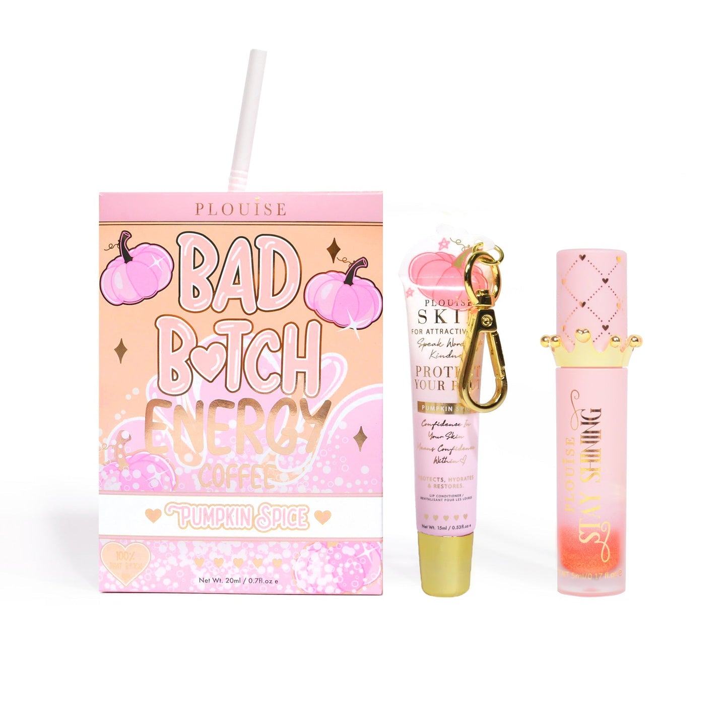 Bad Bitch Energy Lip Conditioner & Lip Oil Duo by P.Louise