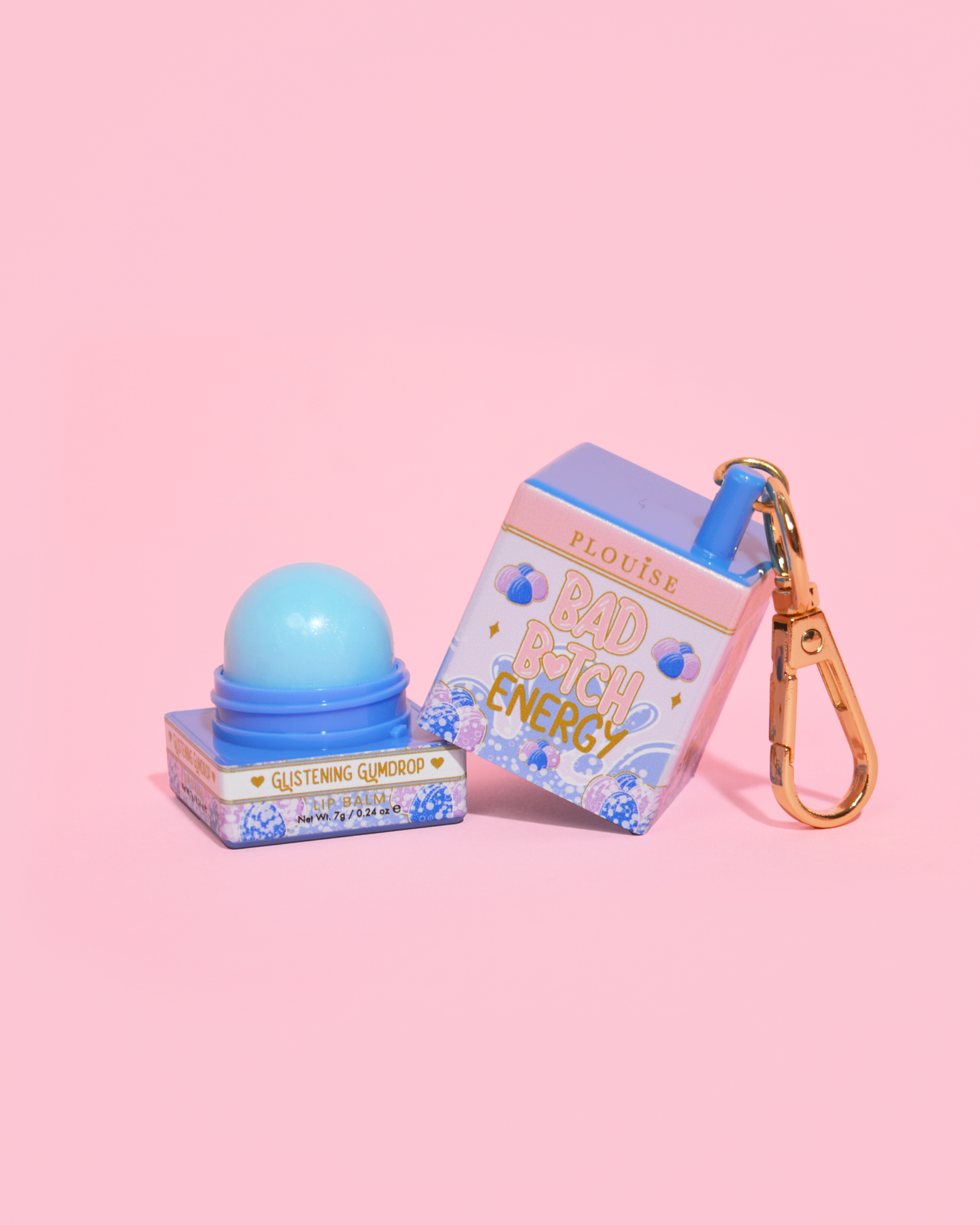 Bad Bitch Energy Keychain Lip Balm by P. Louise Cosmetics