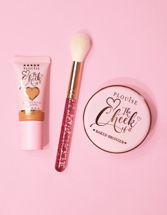 Here Comes The Sun Bronzer & Brush Gift Set by P. Louise Cosmetics
