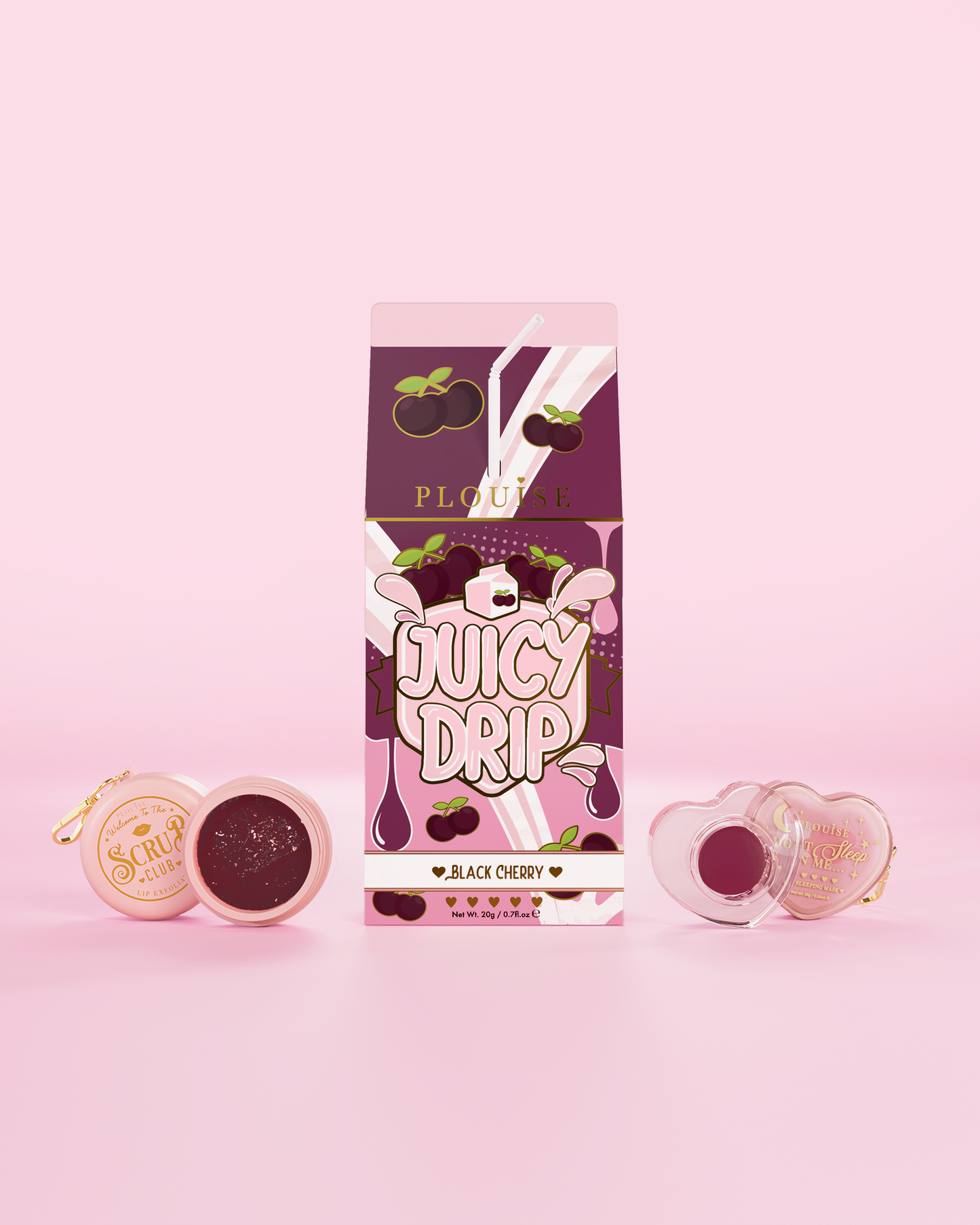 Juicy Drip Lip Scrub & Lip Mask Duo by P. Louise Cosmetics