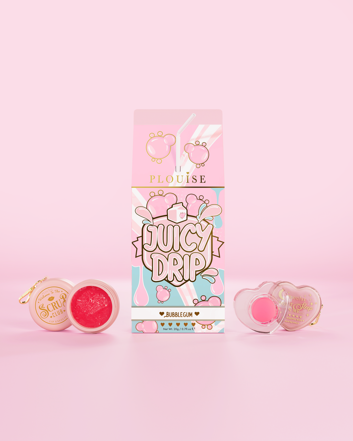 Juicy Drip Lip Scrub & Lip Mask Duo by P. Louise Cosmetics