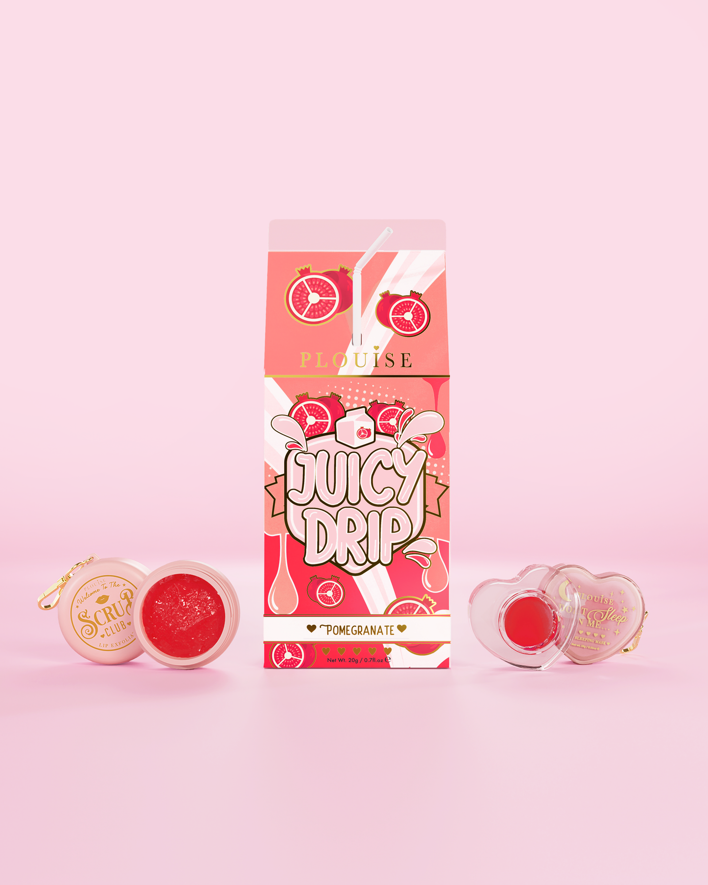 Juicy Drip Lip Scrub & Lip Mask Duo by P. Louise Cosmetics