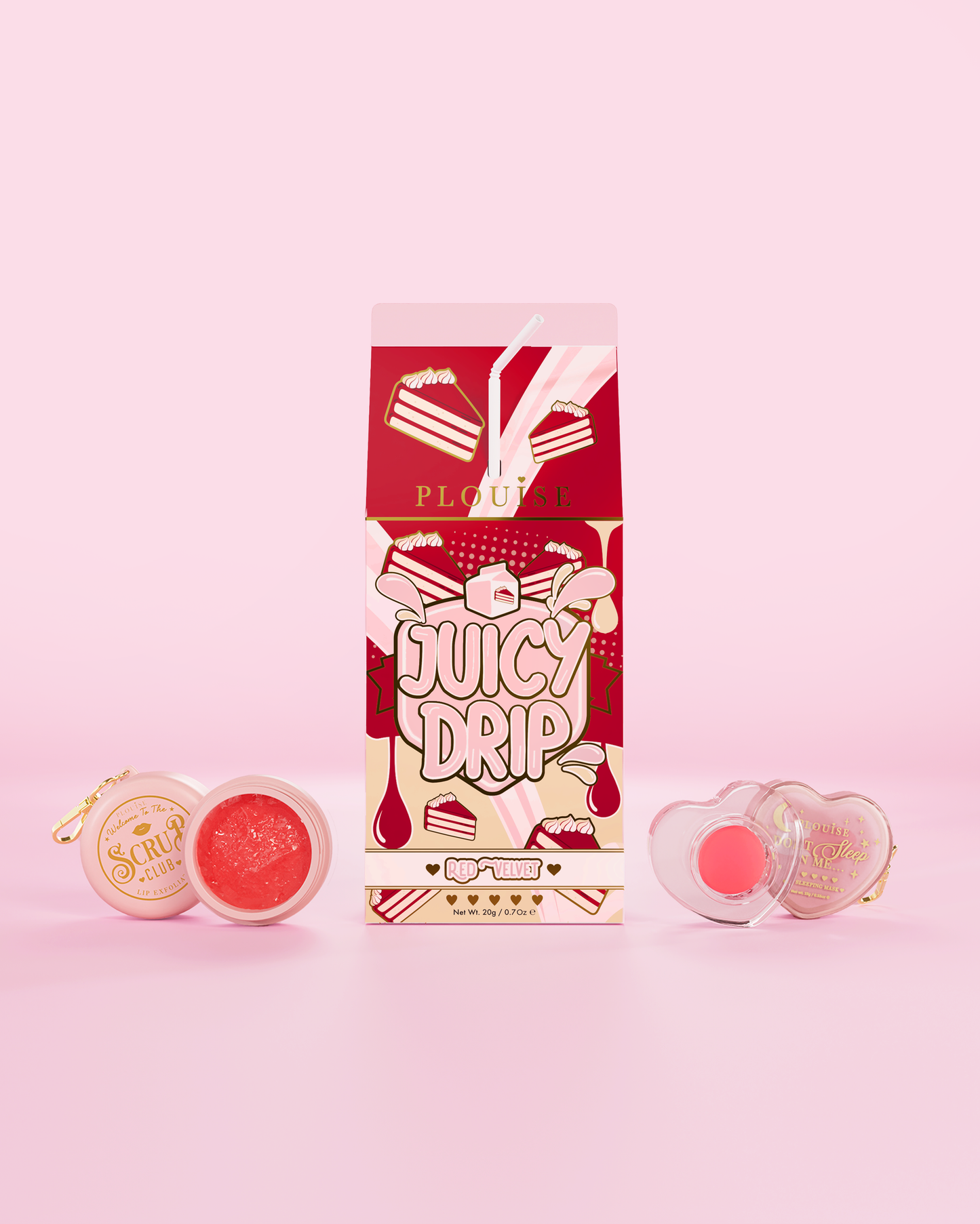 Juicy Drip Lip Scrub & Lip Mask Duo by P. Louise Cosmetics
