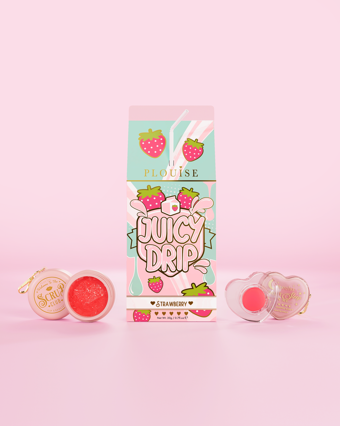 Juicy Drip Lip Scrub & Lip Mask Duo by P. Louise Cosmetics
