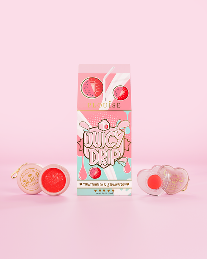 Juicy Drip Lip Scrub & Lip Mask Duo by P. Louise Cosmetics