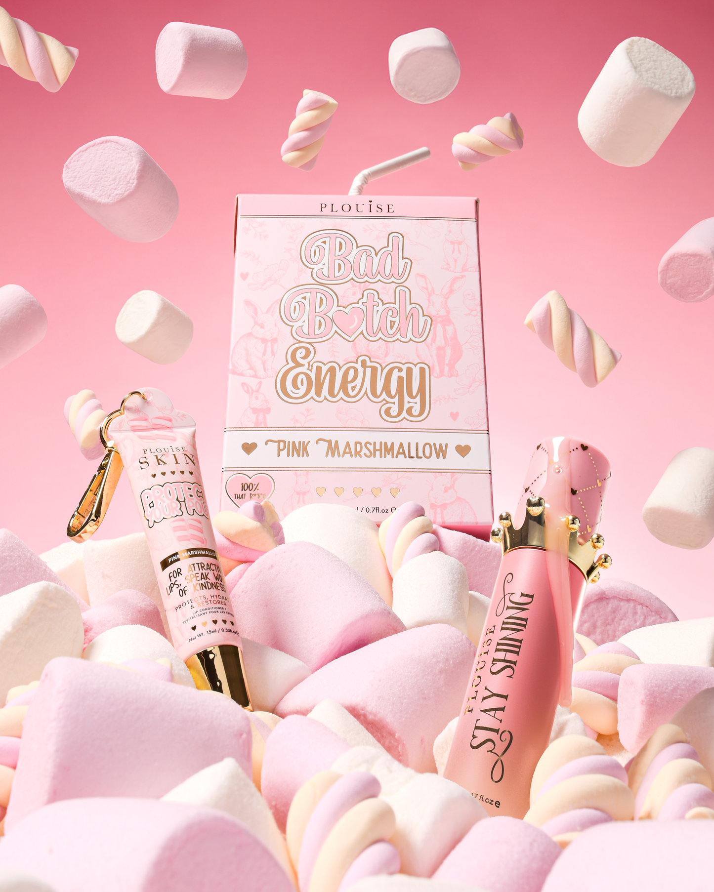 Bad Bitch Energy Lip Conditioner & Lip Oil Duo by P.Louise