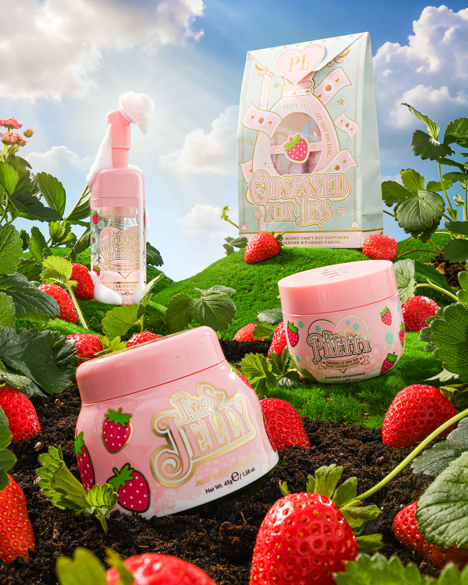 Strawberry Obsessed For Bad Bitch Bundle by P. Louise Cosmetics