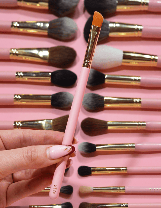 #215 Flat Angled Carver Brush by P. Louise Cosmetics