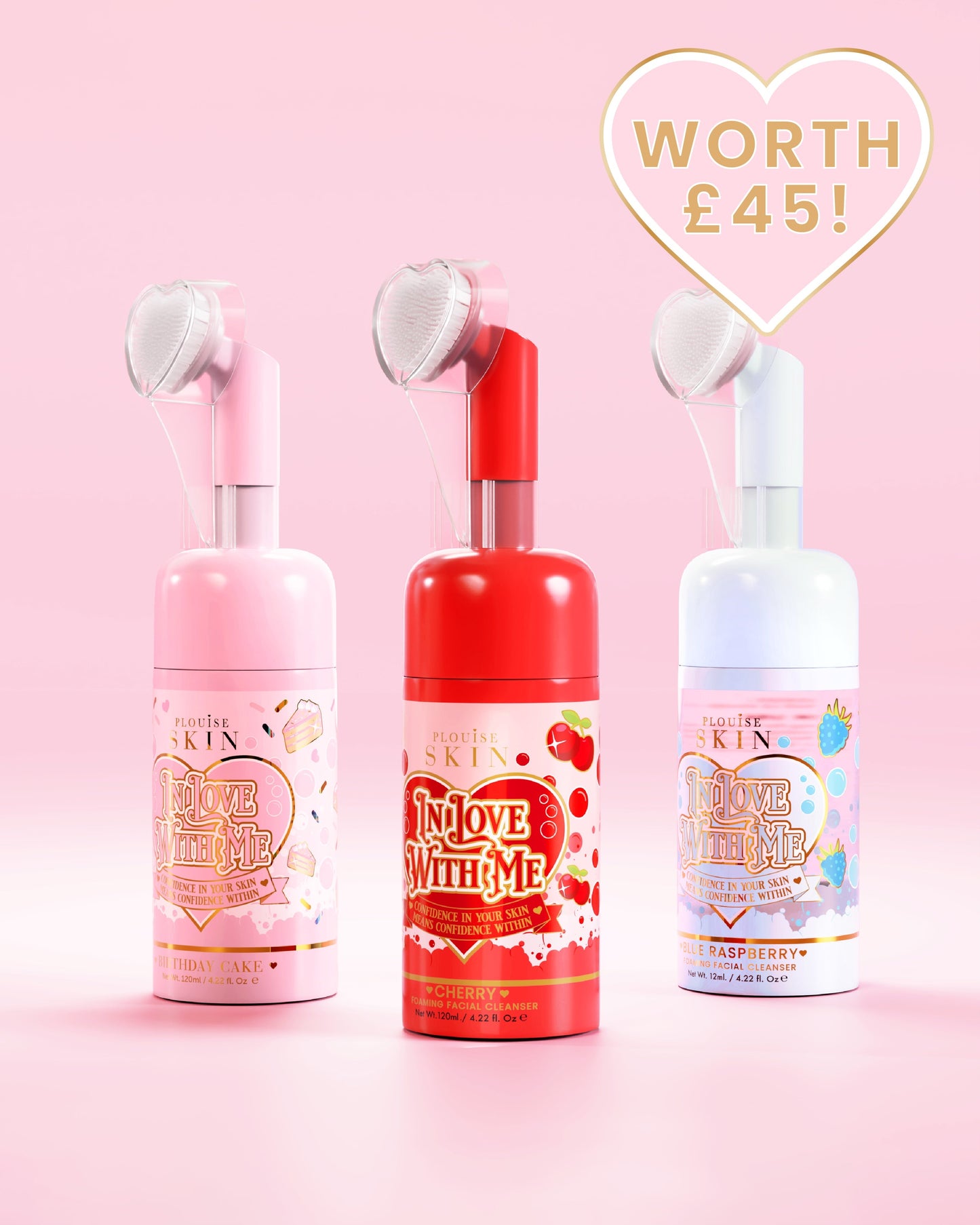 Foam & Glow Cleanser Trio by P. Louise Cosmetics
