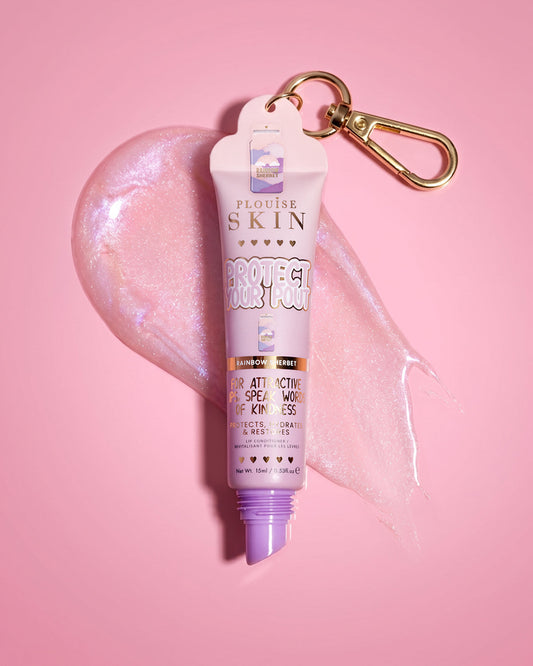 Protect Your Pout Rainbow Sherbet Glitter Lip Conditioner by P. Louise Cosmetics