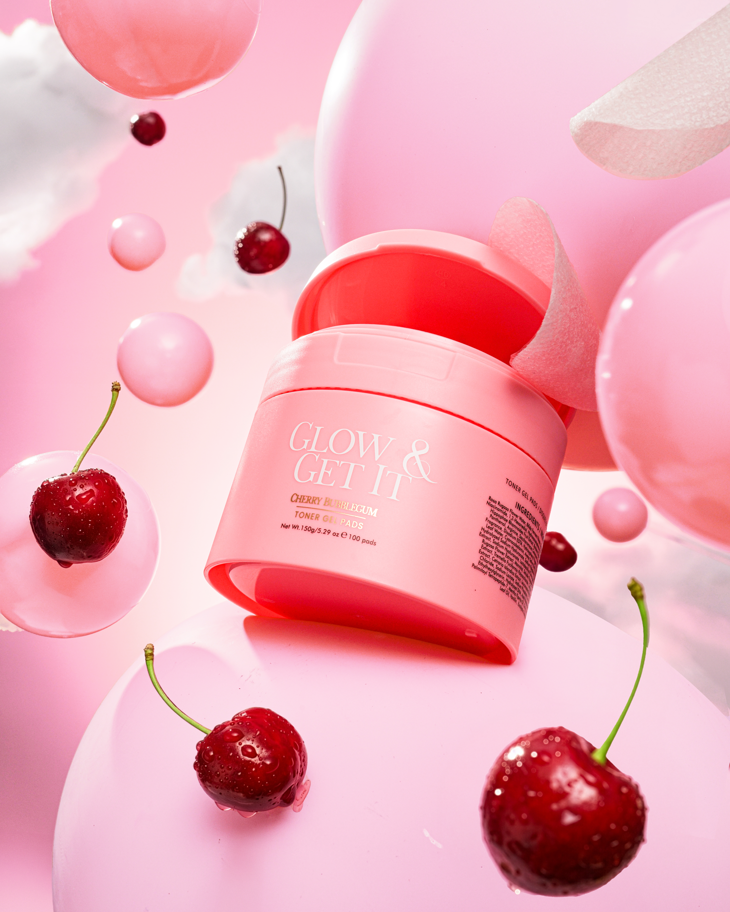 Glow & Get It Collagen Gel Toner Pads by P. Louise Cosmetics