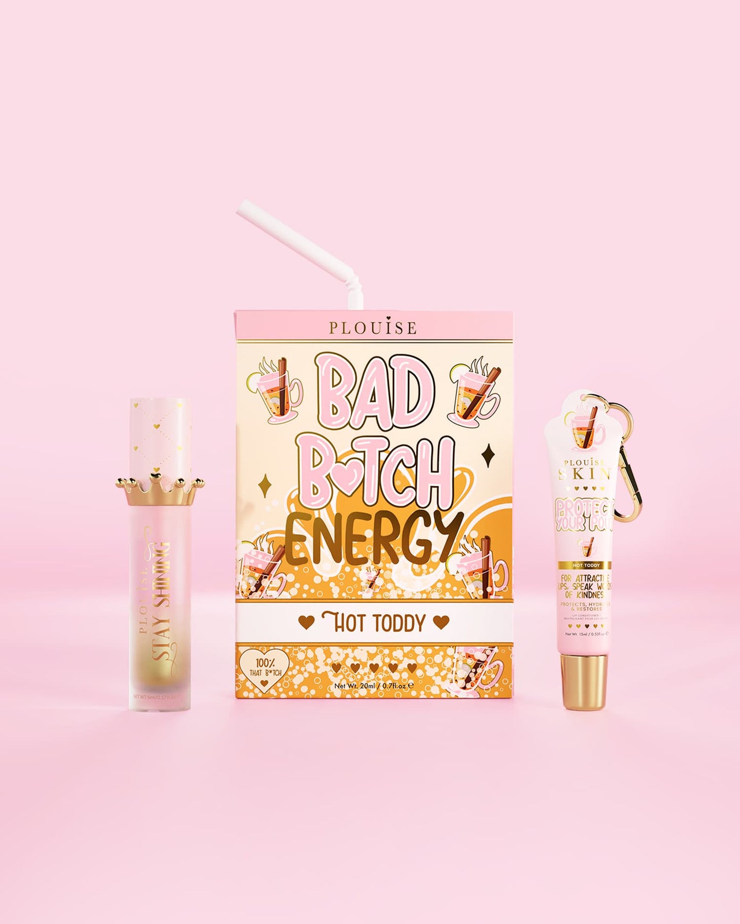Bad Bitch Energy Lip Conditioner & Lip Oil Duo by P.Louise