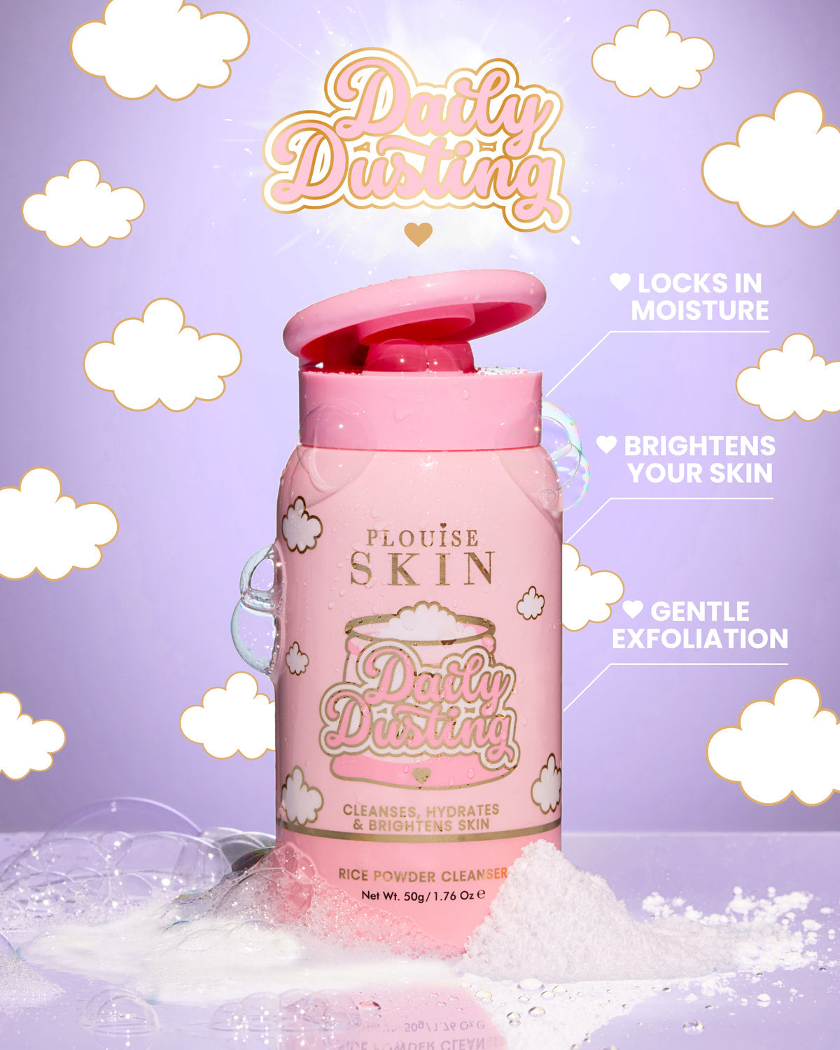 Daily Dusting Rice Powder Cleanser by P. Louise Cosmetics